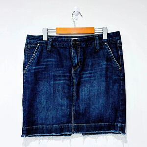 JACOB CONNEXION Dark blue  denim skirt